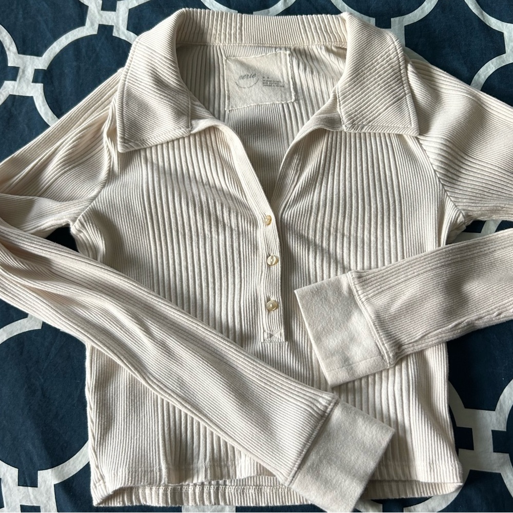 Aerie cropped long sleeve